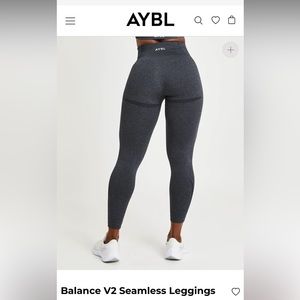 ABYL Grey Workout leggings - Balance V2 Seamless leggings
